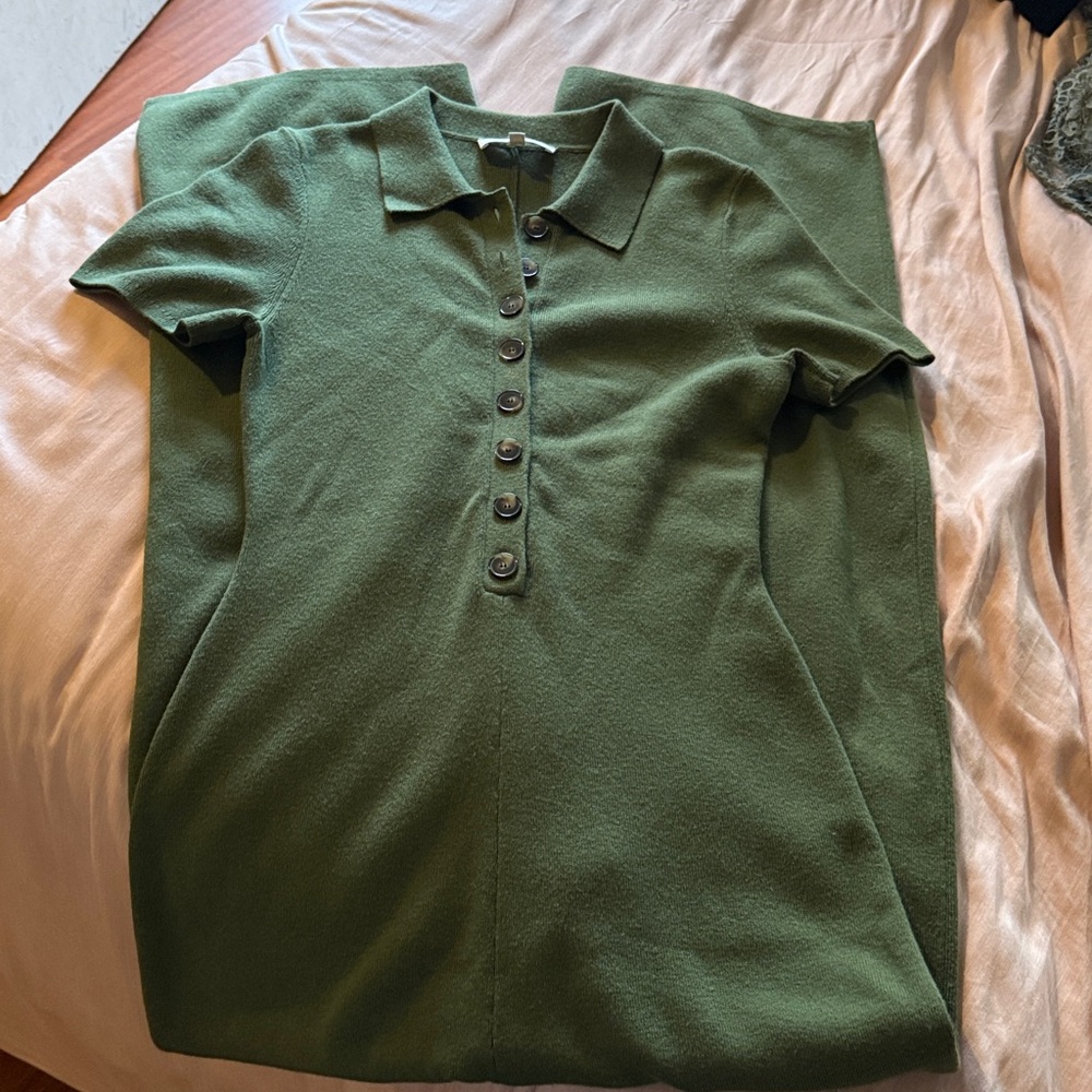 Sezane Olive Green Jumpsuit - Picture 8 of 12